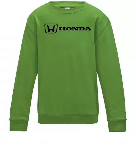 Дитячий світшот Honda logo Лаймовий фото