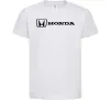 Дитяча футболка Honda logo Білий фото