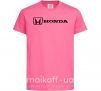 Детская футболка Honda logo Ярко-розовый фото