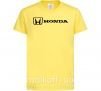 Дитяча футболка Honda logo Лимонний фото