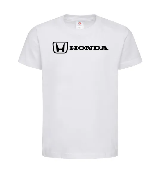 Детская футболка Honda logo Белый фото