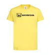 Детская футболка Honda logo Лимонный фото