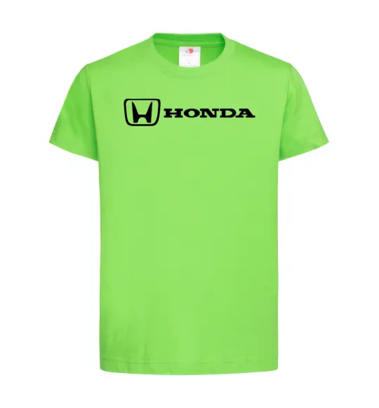 Детская футболка Honda logo Лаймовый фото