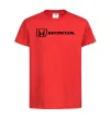 Детская футболка Honda logo Красный фото