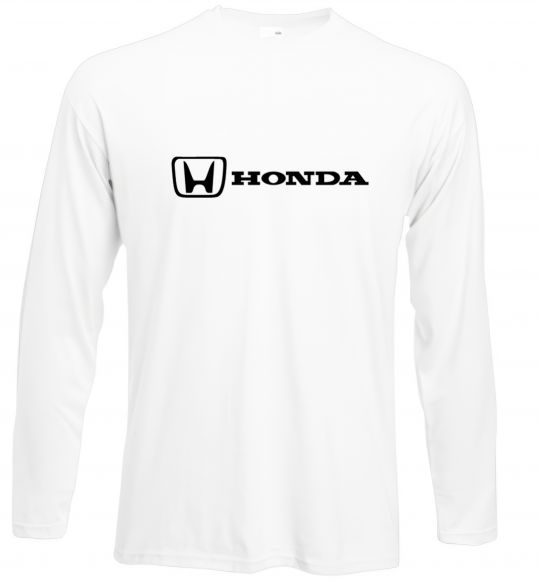 Лонгслів Honda logo Білий фото