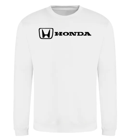 Свитшот Honda logo Белый фото
