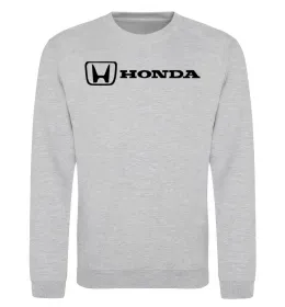 Свитшот Honda logo Серый меланж фото