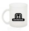 Чашка стеклянная Лого Honda Фроузен фото