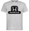 Чоловіча футболка Лого Honda Сірий фото
