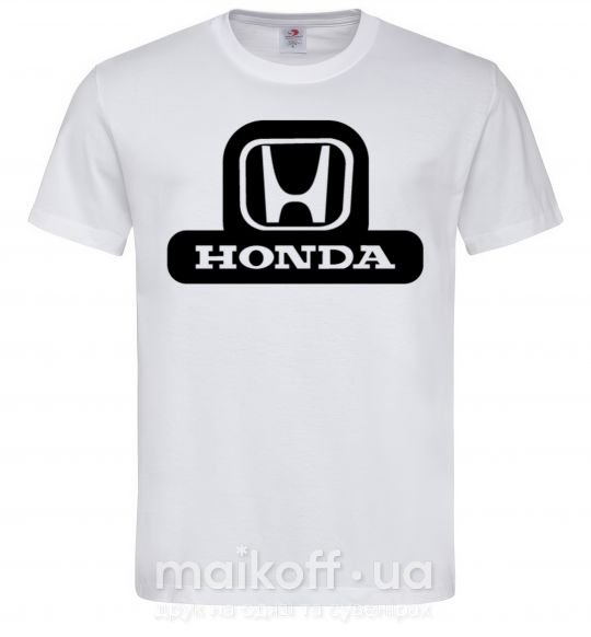 Чоловіча футболка Лого Honda Білий фото