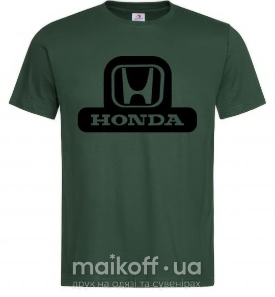 Чоловіча футболка Лого Honda Темно-зелений фото