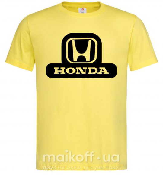Чоловіча футболка Лого Honda Лимонний фото