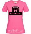 Женская футболка Лого Honda Ярко-розовый фото
