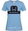 Жіноча футболка Лого Honda Блакитний фото