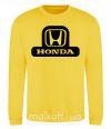 Світшот Лого Honda Сонячно жовтий фото