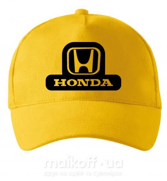 Кепка Лого Honda Солнечно желтый фото