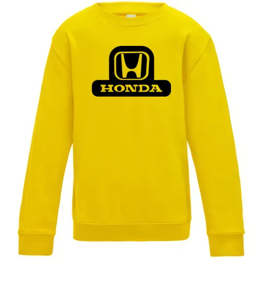 Детский Свитшот Лого Honda Солнечно желтый фото
