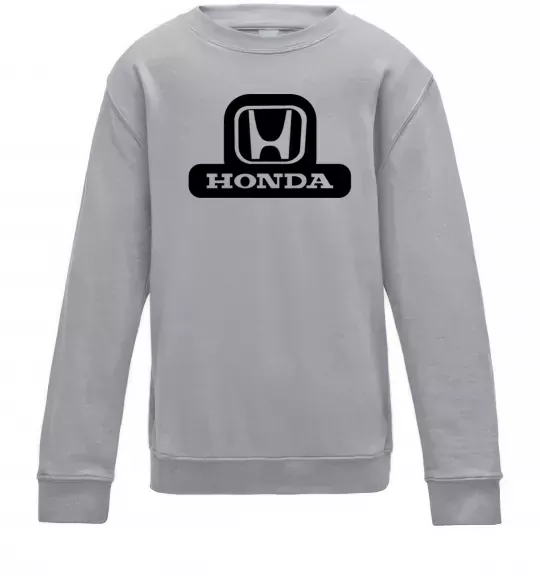 Детский Свитшот Лого Honda Серый меланж фото