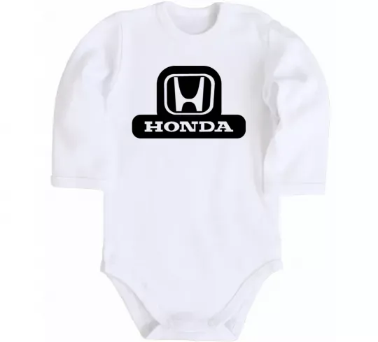 Дитячий бодік Лого Honda Білий фото