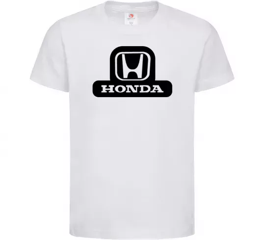 Детская футболка Лого Honda Белый фото