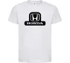 Детская футболка Лого Honda Белый фото