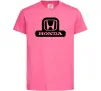 Детская футболка Лого Honda Ярко-розовый фото