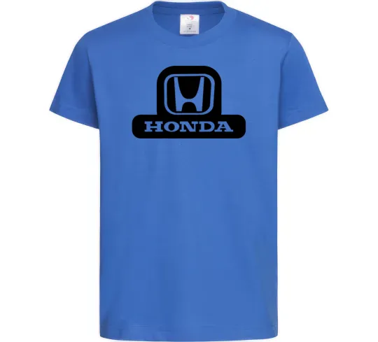 Детская футболка Лого Honda Ярко-синий фото