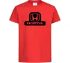 Детская футболка Лого Honda Красный фото