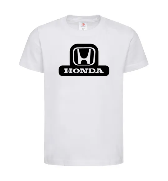 Дитяча футболка Лого Honda Білий фото