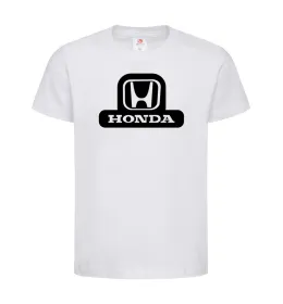 Дитяча футболка Лого Honda Білий фото
