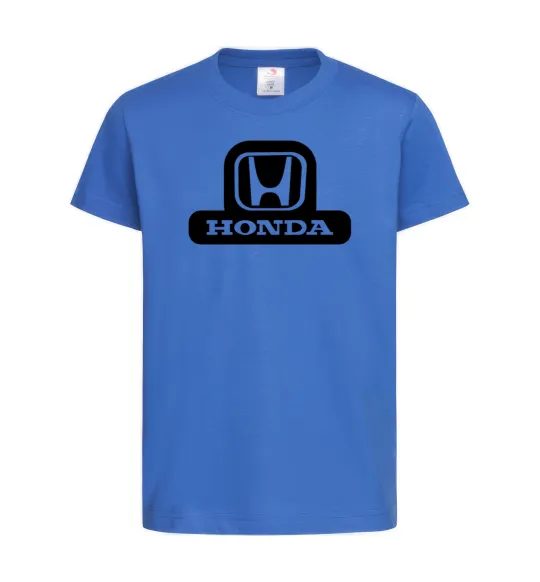 Дитяча футболка Лого Honda Яскраво-синій фото