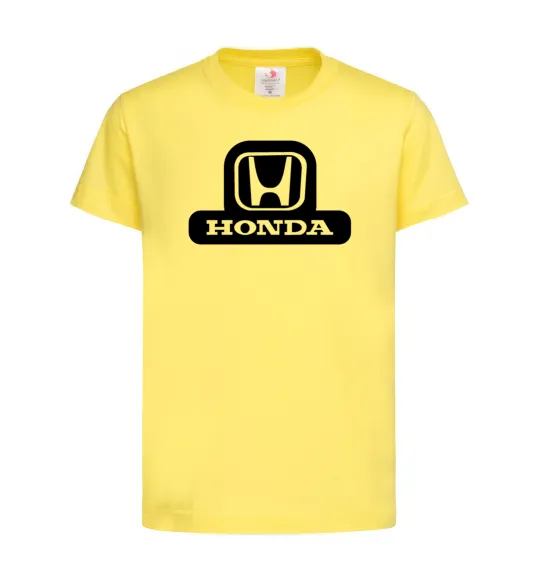 Дитяча футболка Лого Honda Лимонний фото
