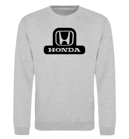 Світшот Лого Honda Сірий меланж фото
