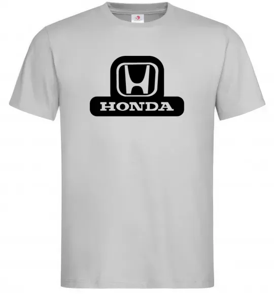 Мужская футболка Лого Honda Серый фото