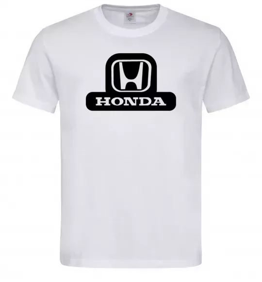 Мужская футболка Лого Honda Белый фото
