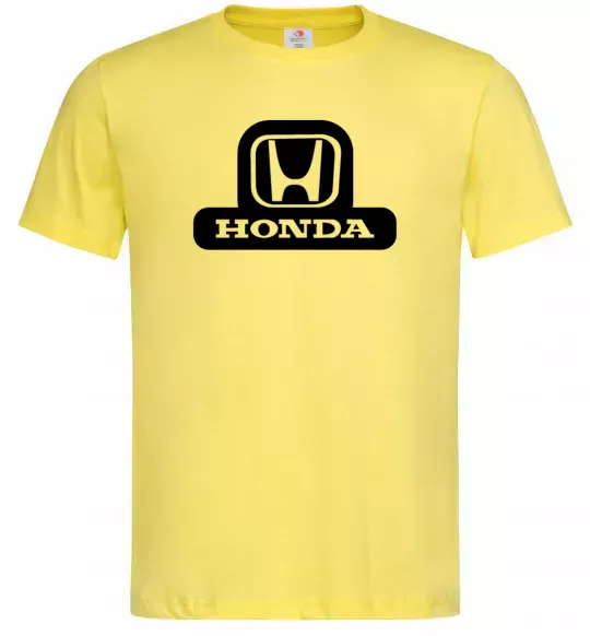 Мужская футболка Лого Honda Лимонный фото