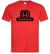Мужская футболка Лого Honda Красный фото