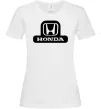 Женская футболка Лого Honda Белый фото