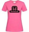 Женская футболка Лого Honda Ярко-розовый фото