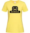 Женская футболка Лого Honda Лимонный фото