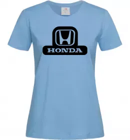 Женская футболка Лого Honda Голубой фото