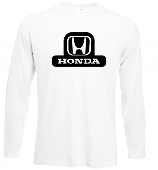 Лонгслив Лого Honda Белый фото