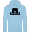 Чоловіча толстовка (худі) Лого Honda Блакитний фото