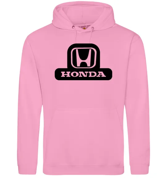Женская толстовка (худи) Лого Honda Розовый фото