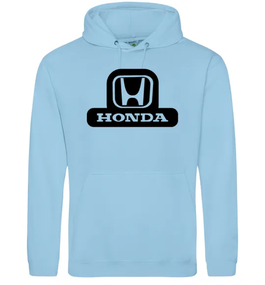 Женская толстовка (худи) Лого Honda Голубой фото