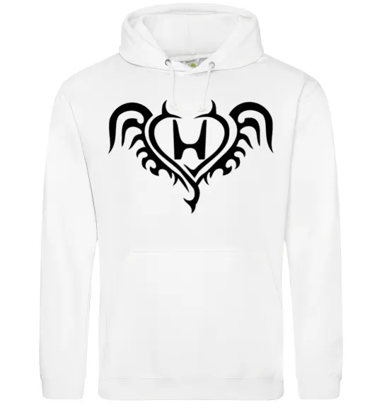 Чоловіча толстовка (худі) Honda devil Білий фото