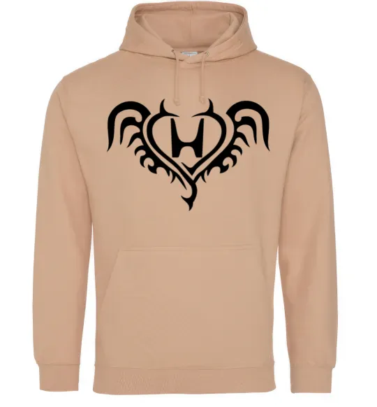 Чоловіча толстовка (худі) Honda devil Пісочний фото