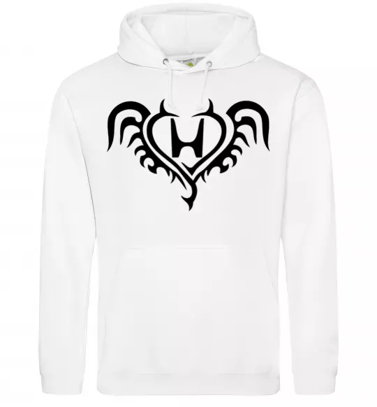 Женская толстовка (худи) Honda devil Белый фото