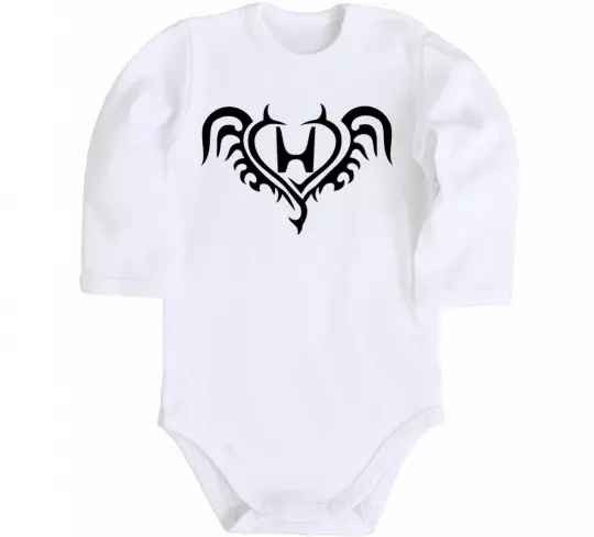 Детский боди Honda devil Белый фото