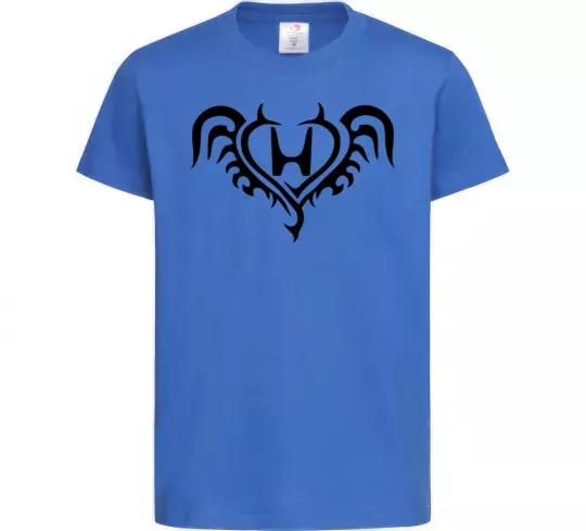 Детская футболка Honda devil Ярко-синий фото